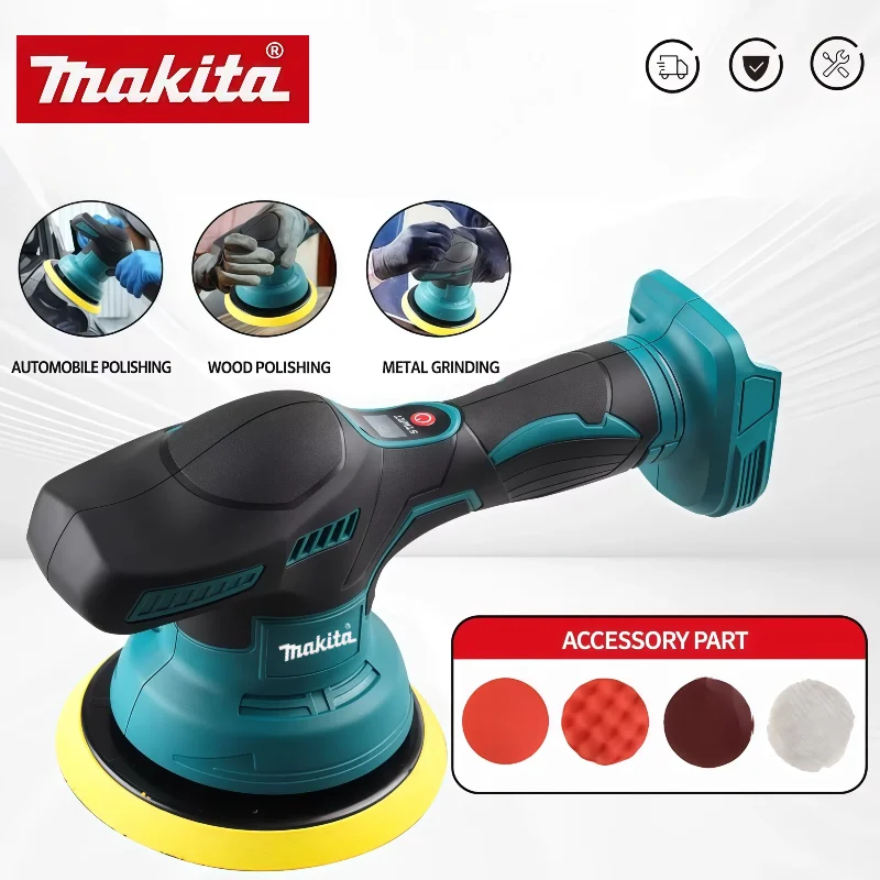 

Makita Cordless 8 Gears Car Polisher Machine Electric Waxing Repairing Wireless Buffing Polisher For 18V-20V Battery