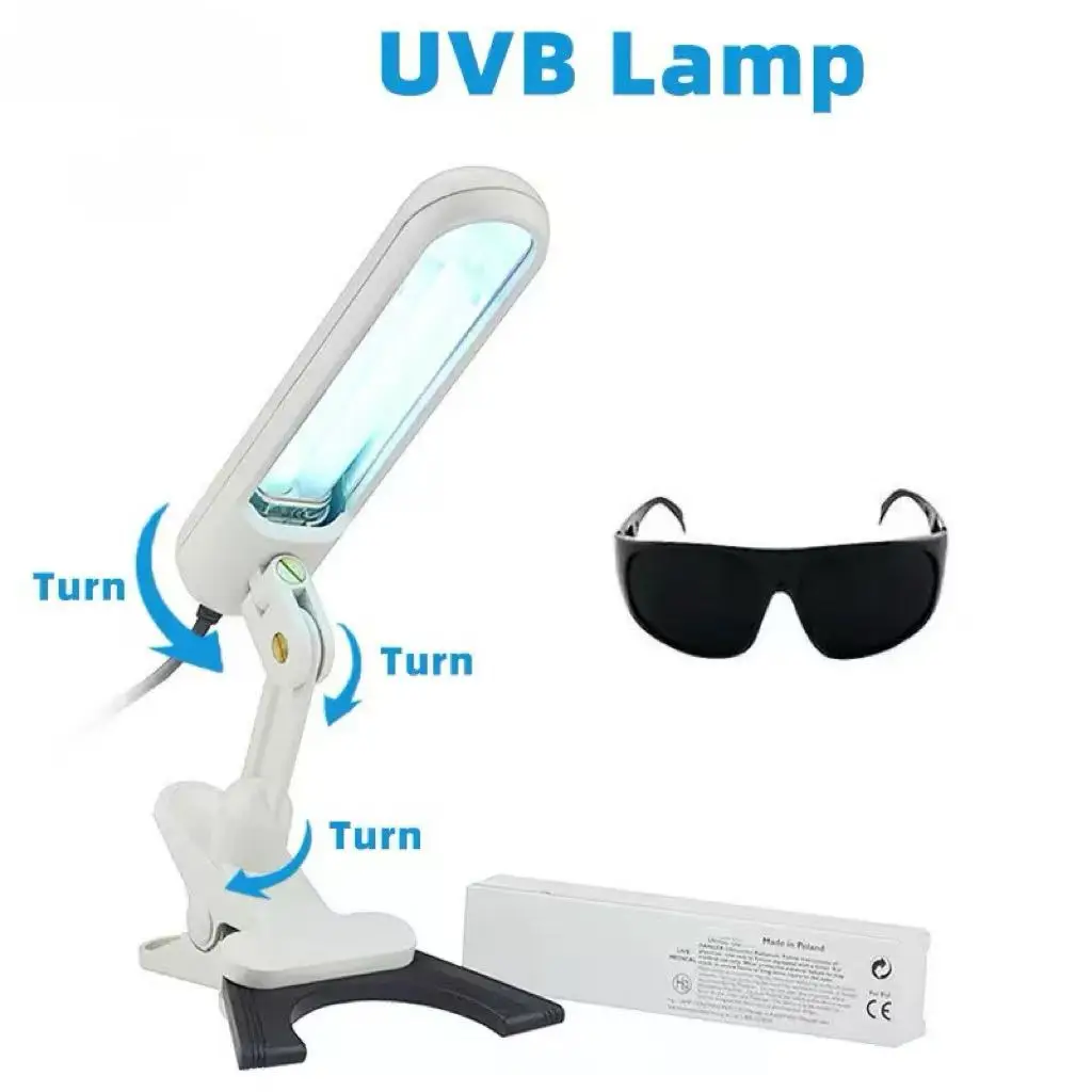 2026/UVB Lamp Set PL-S 9W/01/2P Narrow 311nm Phototherapy Psoriasis For Vitiligo Lamp Treatment