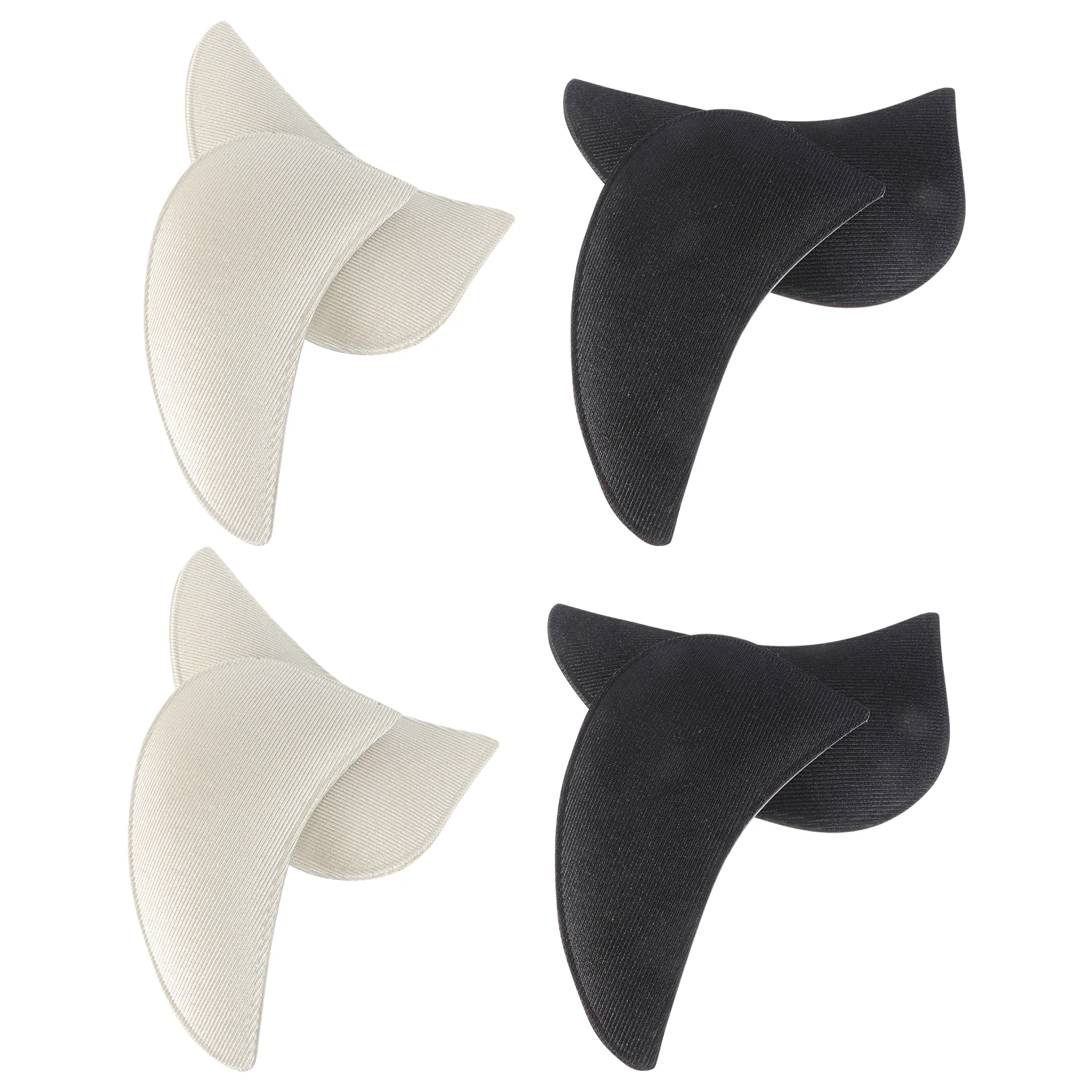 

4 Pairs Arch Support Pads Sponge Insole Half Foot Shoes Double Sided Tape Relief Feet Pain High Heels Sneakers