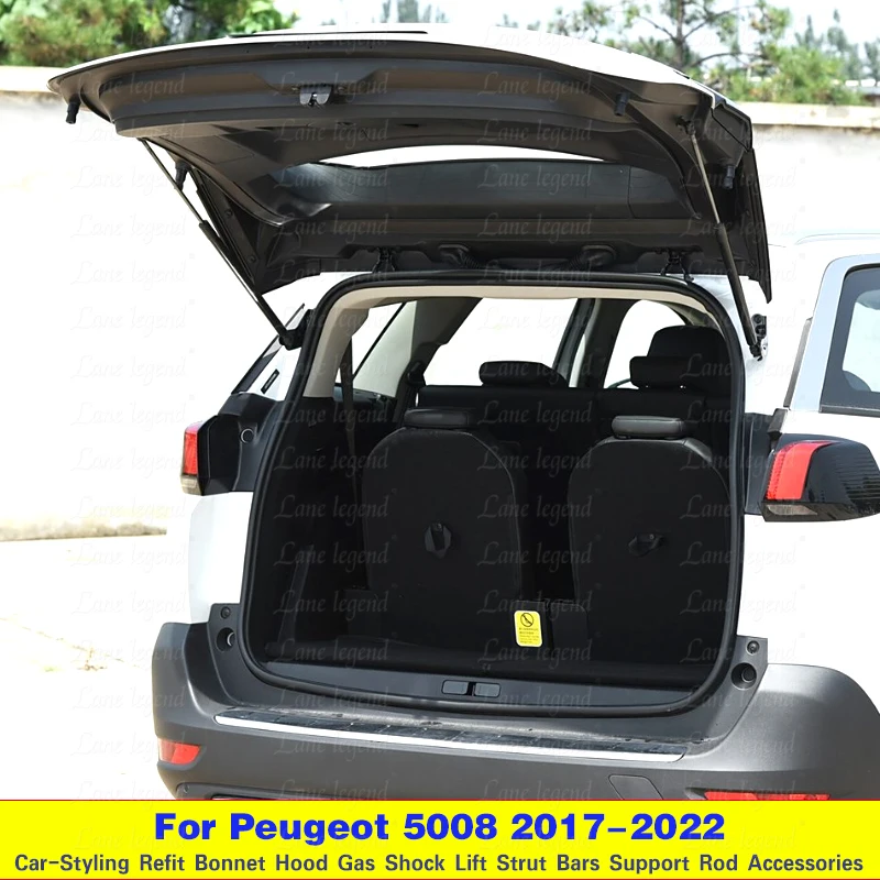 Tailgate Damper for Peugeot 5008 Hitchhiker SUV 2017-2022 Trunk Boot Gas Charged Gas Struts Springs Lift Support Hydraulic Rod