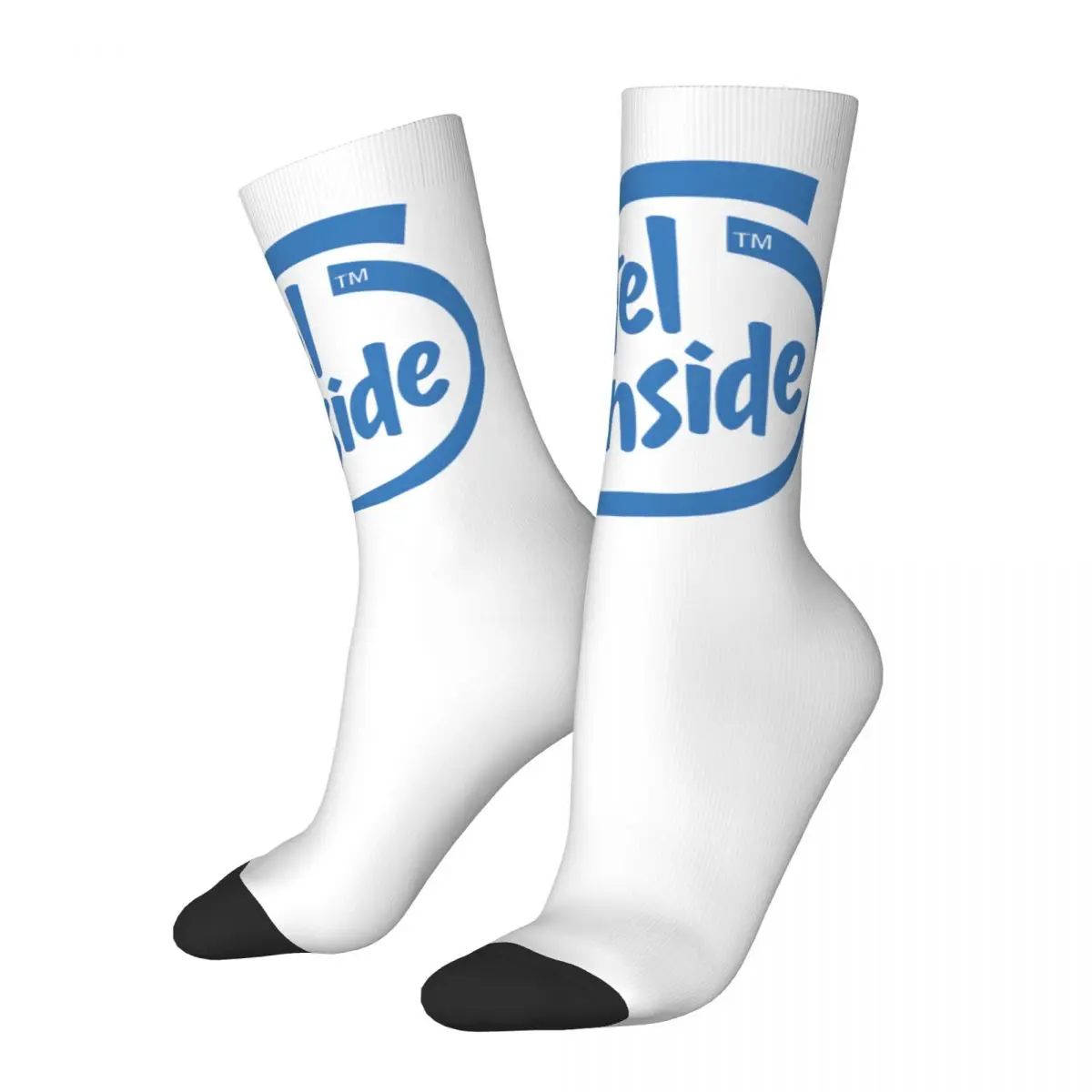 Intel Inside - Classic Blue Windows 95 Computer System Accessories Kawaii Socks Gym Cartoon Pattern Socks