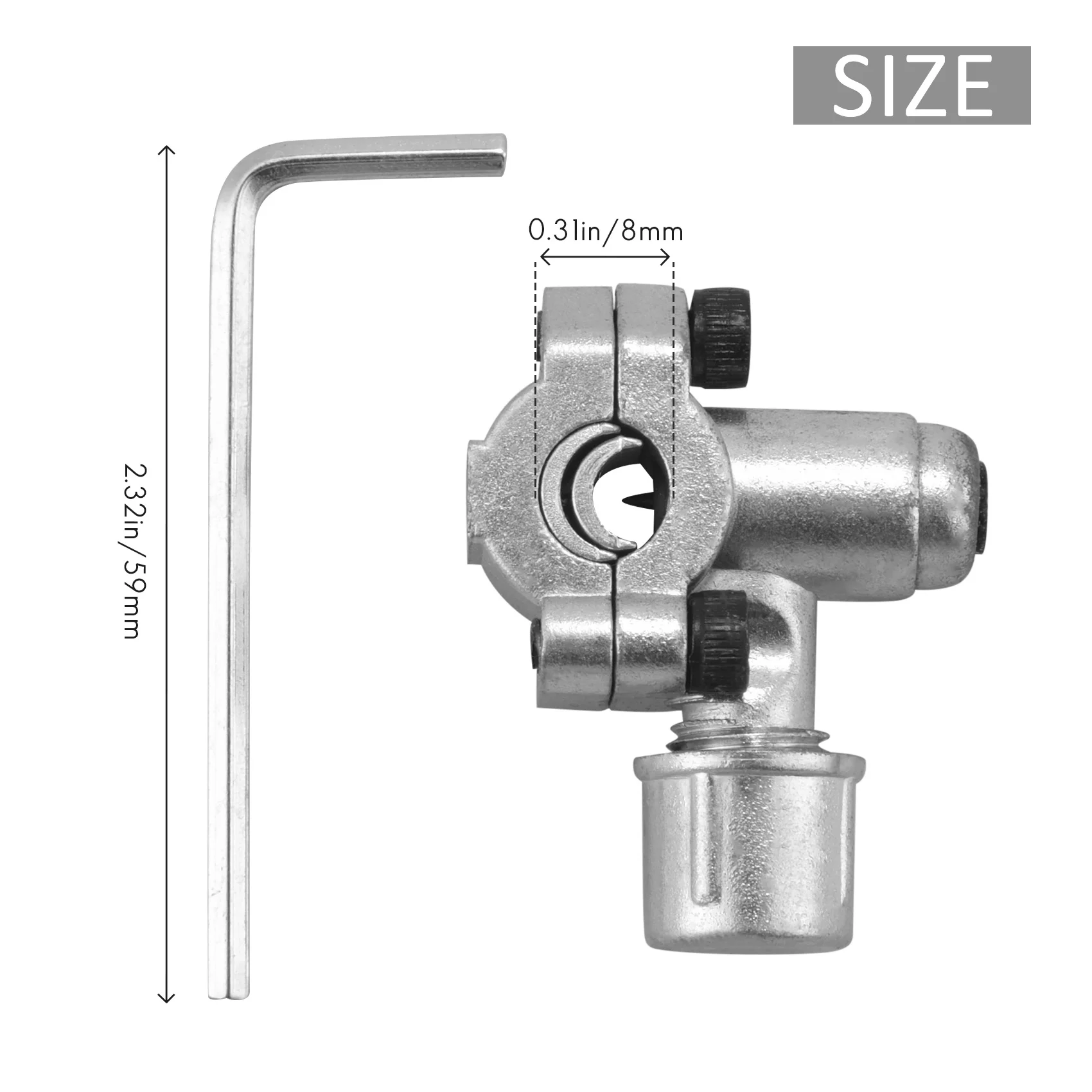 Paquete de 6 kits de válvulas de grifo de línea de válvula perforadora de BPV-31, válvula ajustable para aires acondicionados HVAC de 1/4 pulgadas, 5/16 pulgadas, 3/8 pulgadas