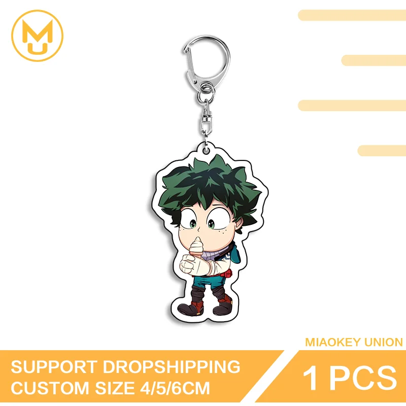 Izuku Midoriya Premium Double Sided Acrylic Keyring Innovative HD Pattern Decorative For Backpack Clothes Hat Jewelry Gifts