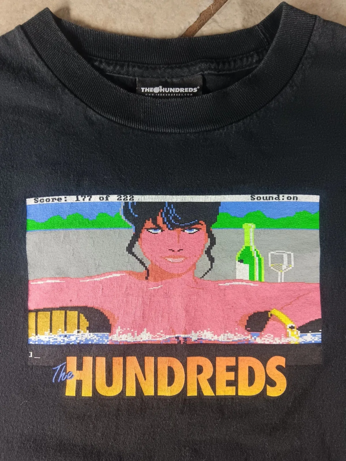 Костюм для отдыха The Hundreds, футболка Larry OOP Y2K, уличная одежда Hot Tub Babe Sierra