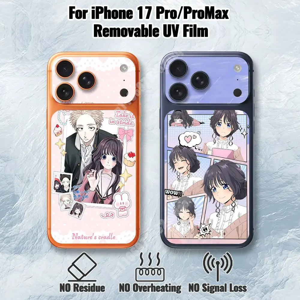 

Защитная УФ-пленка W-Waguri Kaoruko-S Anime со съемным покрытием для iPhone 17 Pro/17 Pro Max