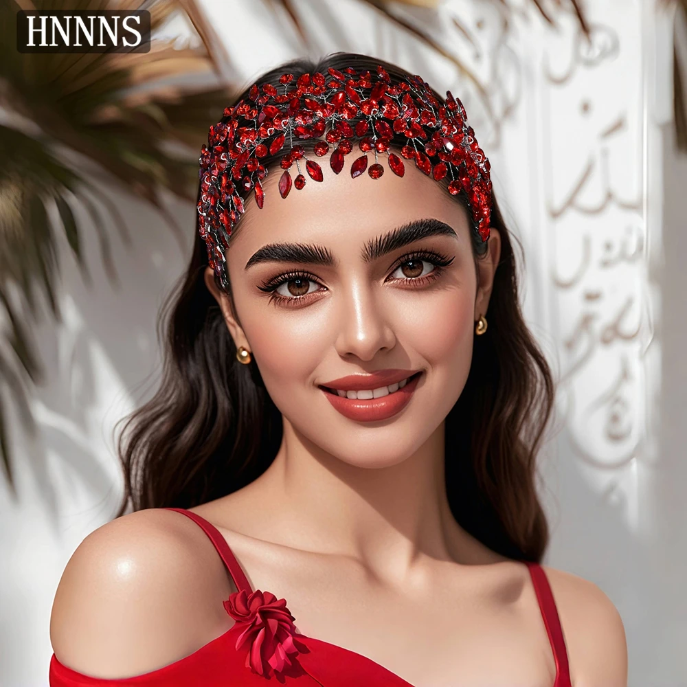 

TOPQUEEN Bridal Wedding Exquisite Hairbands Handmade Luxurious Diamond Ladies Gorgeous Banquet Party Hair Accessories YXA287