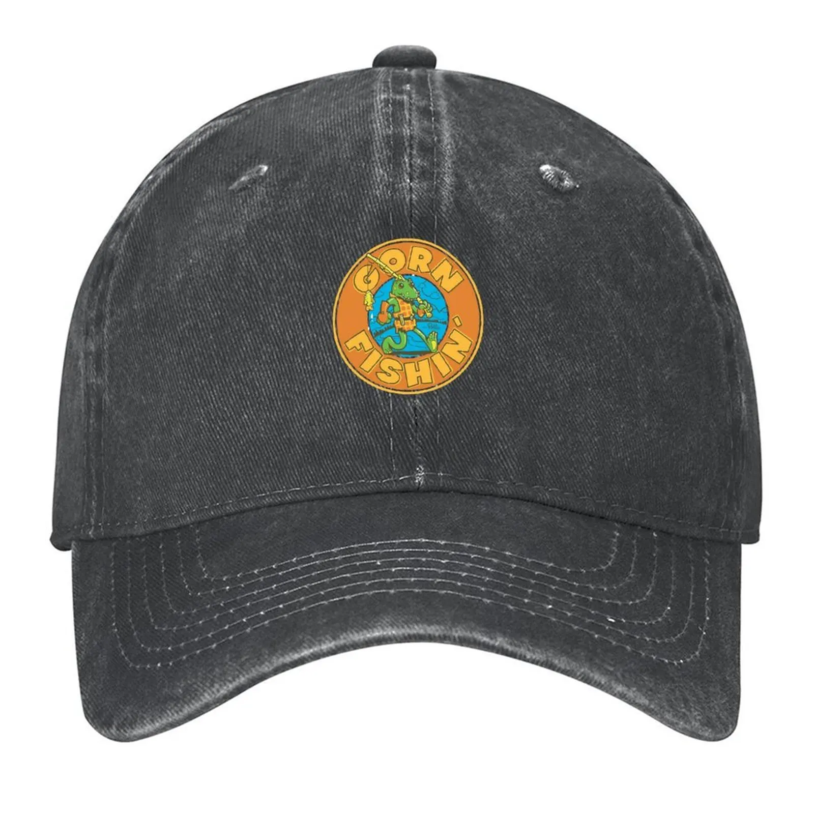 

Gorn Fishin Sticker Baseball Cap Beach Bag fishing caps man Beach Outing Military Tactical Cap Hats For Men Women's