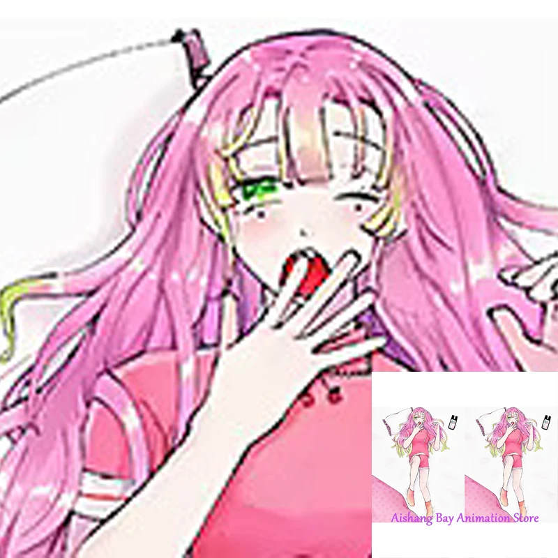 

Dakimakura Anime Pillow Cover Mitsuri Kanroji Double Sided Print Life-size Body Decoration Seductive Giant Breasts