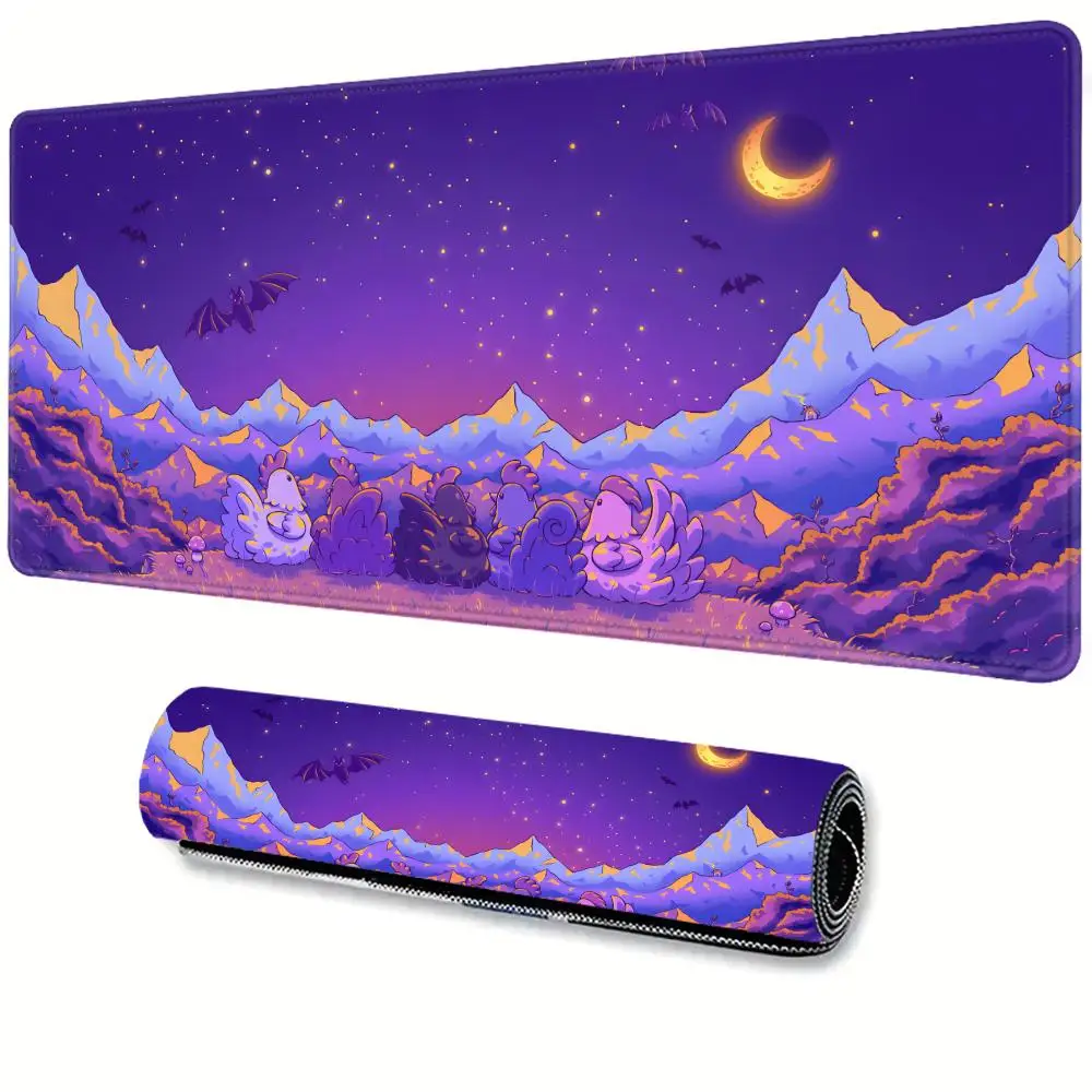 Pattern Game Mousepad Pad Rubber Mouse Mat Desk Gaming Non Slip Table Mat Gamer Cabinet Mousepad S-stardew Valley Keyboard Pad