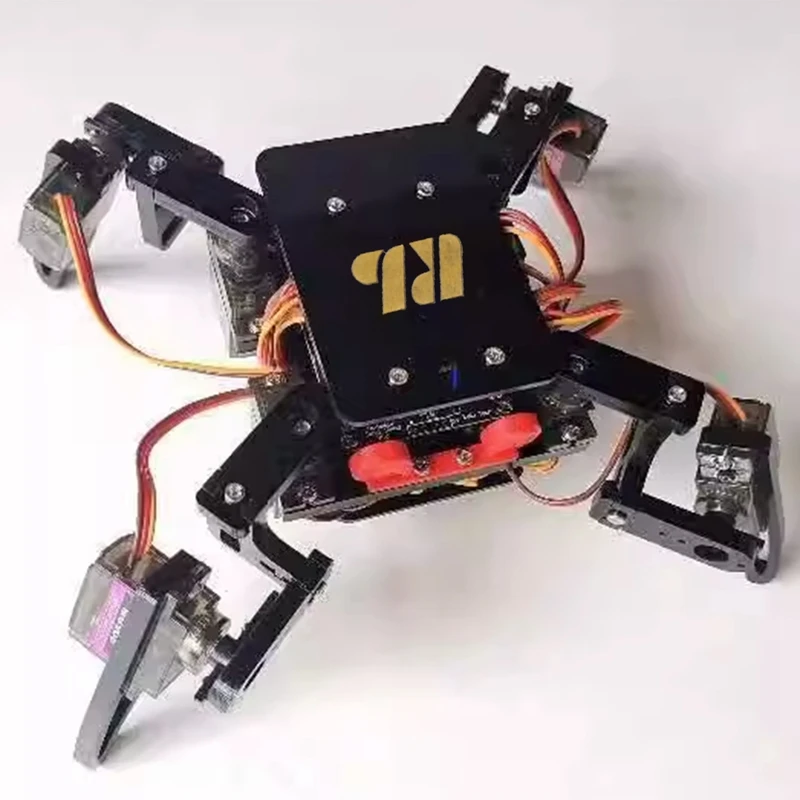 การเขียนโปรแกรม STEM หุ่นยนต์อัจฉริยะชุดเปลี่ยน DIY ชุดอิเล็กทรอนิกส์ชุด Spider Robot APP รีโมทคอนโทรลหุ่นยนต์ชุดเต็ม