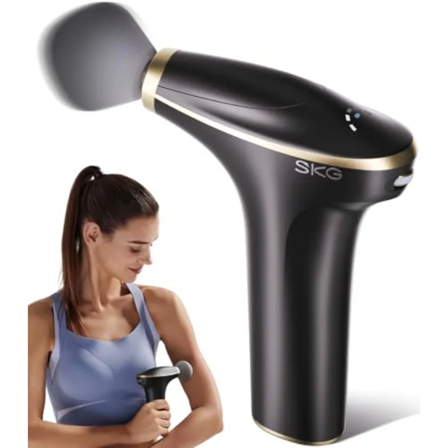 

Portable Percussion Massage Gun for Deep Tissue Relief: Ideal for Women and Men 10mm Trigger Point Therapy Device with Carry Ba
