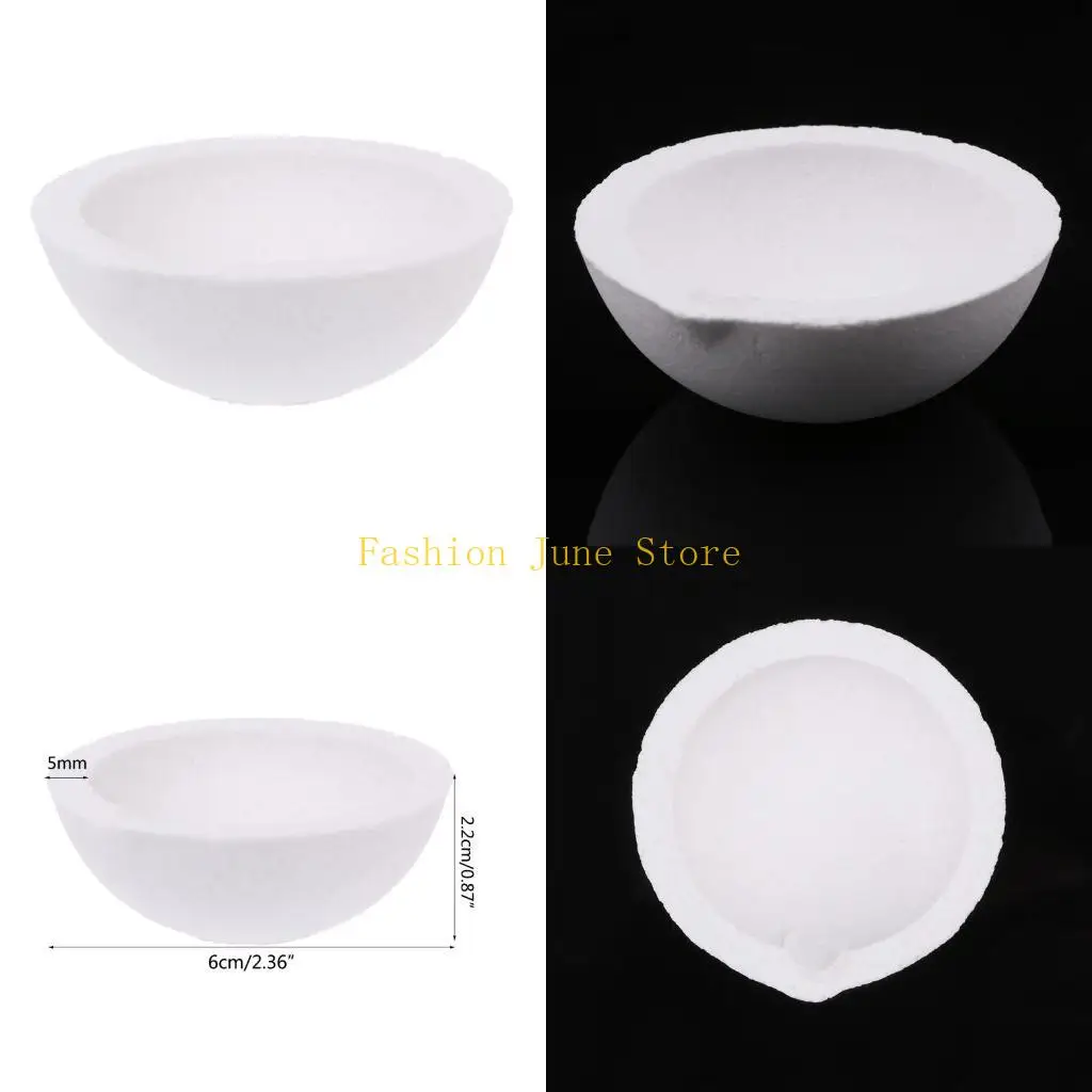

N5KA New 150 Grams High Temperature Silica Melting Crucible for Gold & Silver