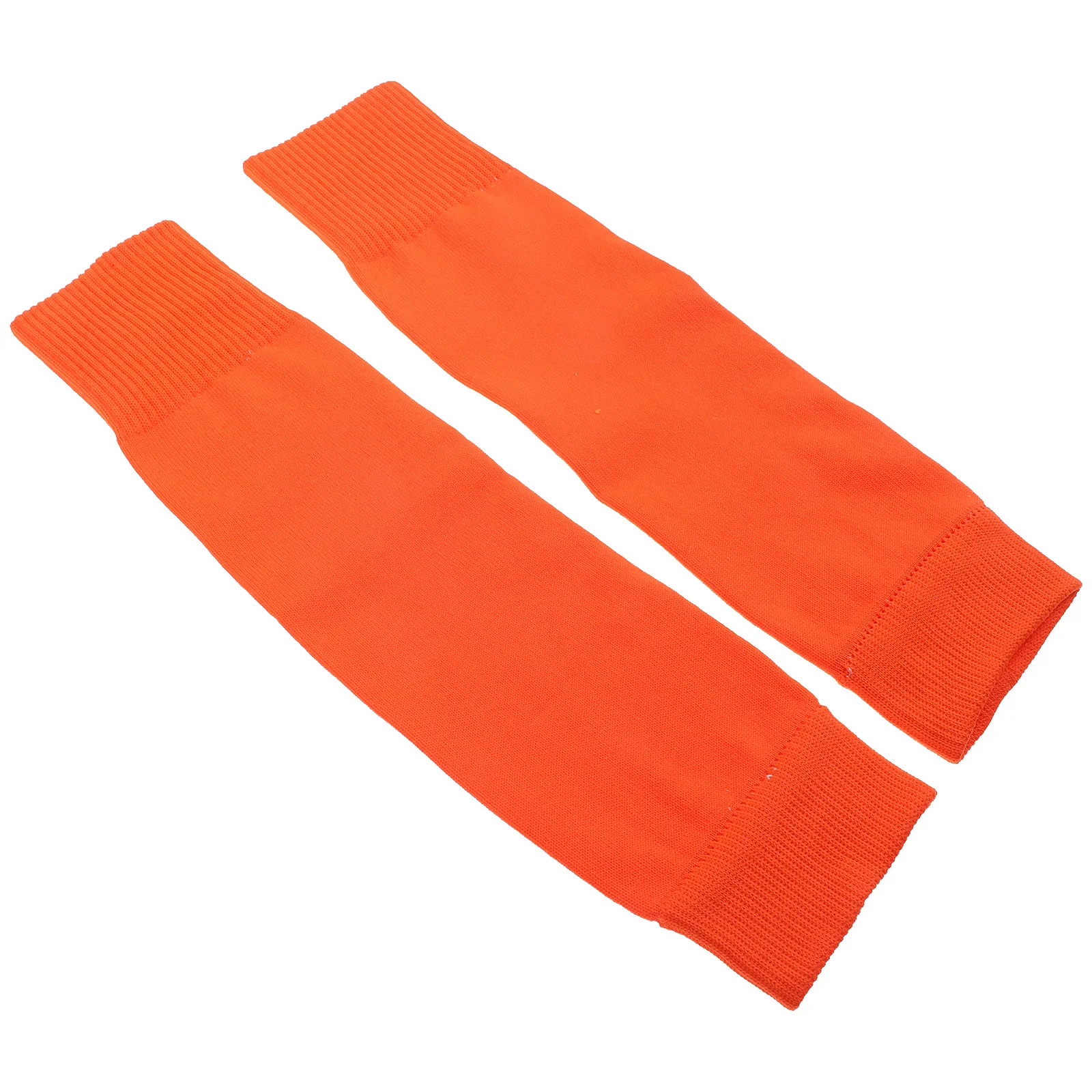 زوج واحد من أكمام ضغط الساق مرنة قابلة للتنفس بدون قدم للرياضة والجري لتدفئة الساق، جوارب كرة قدم مريحة