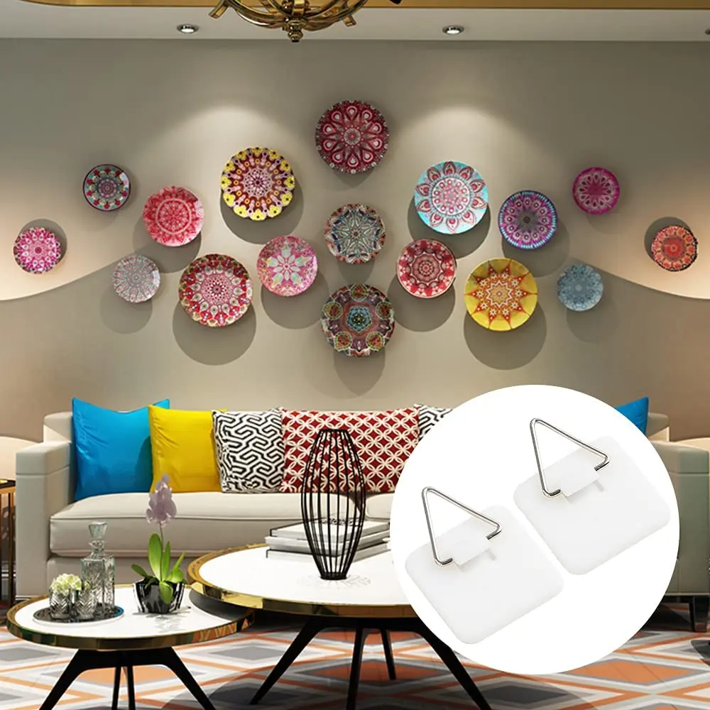 ABWR-プレートハンガー粘着ウォールハンガー粘着ハンガーフック、粘着自己粘着フック粘着壁フック