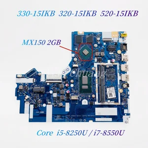 NM-B452 para Lenovo IdeaPad 330-15IKB 320-15IKB 520-15IKB 330-17IKB Laptop Motherboard i3 i5 i7-8550U MX150 2G 4G RAM 5B20R19909 10 mejores ventas I7 8550U Procesador - №10
