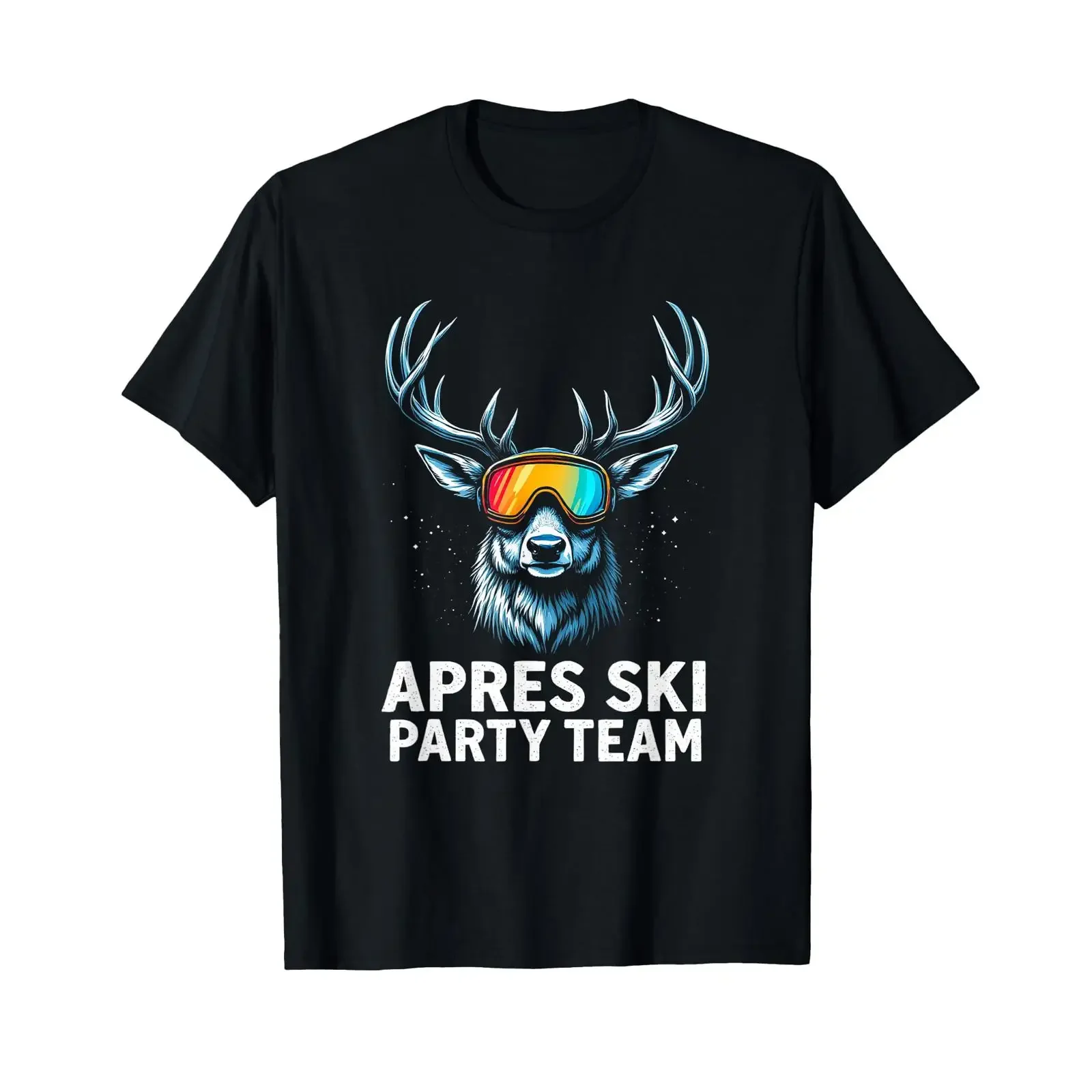 Apres Ski Party Team Après Deer T Shirt vintage Washed Stylish fashion Stretched Unisex Versatile Top For Everyday Wear