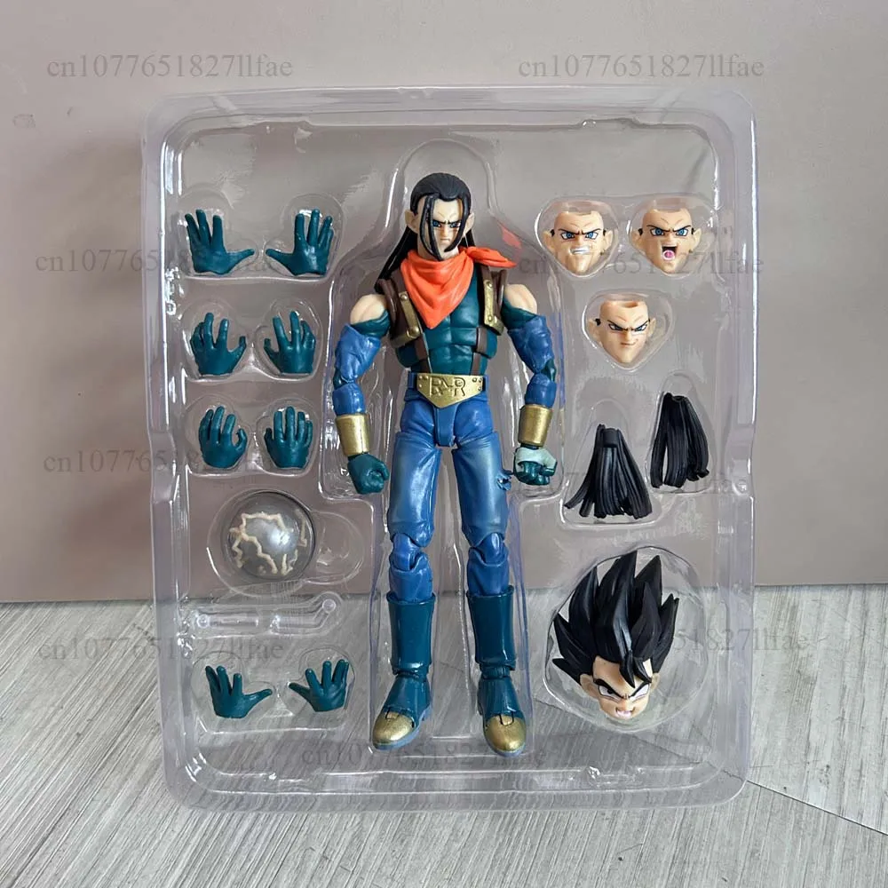 S.H.Figuarts SHF SUPER Android 17 Dragon Ball Super modelado estilo Simple y figura de acción heroica modelo juguetes regalo adorno de habitación