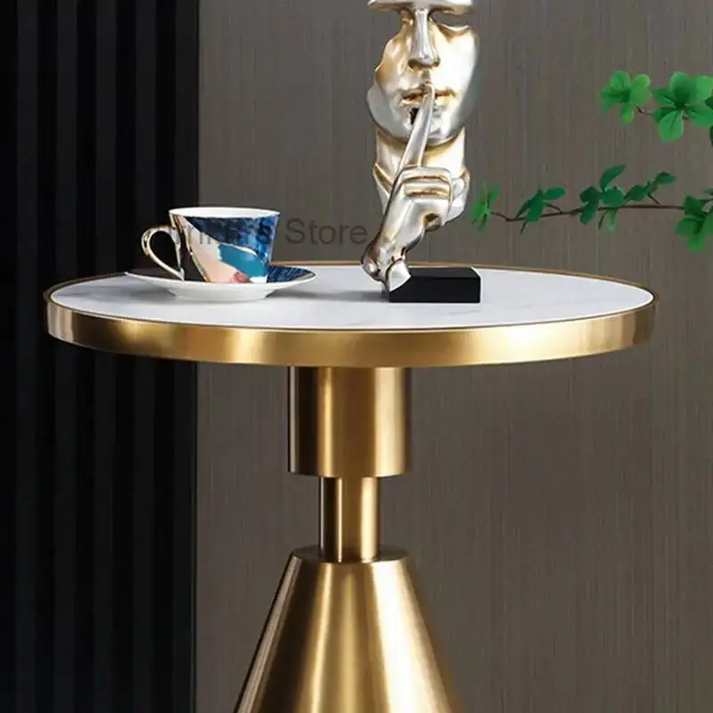 Marble Mobile Table Gold Floor Coffee Side Corner Sideboards Hall Table Vanity Makeup Muebles Para El Hogar Salon Furniture