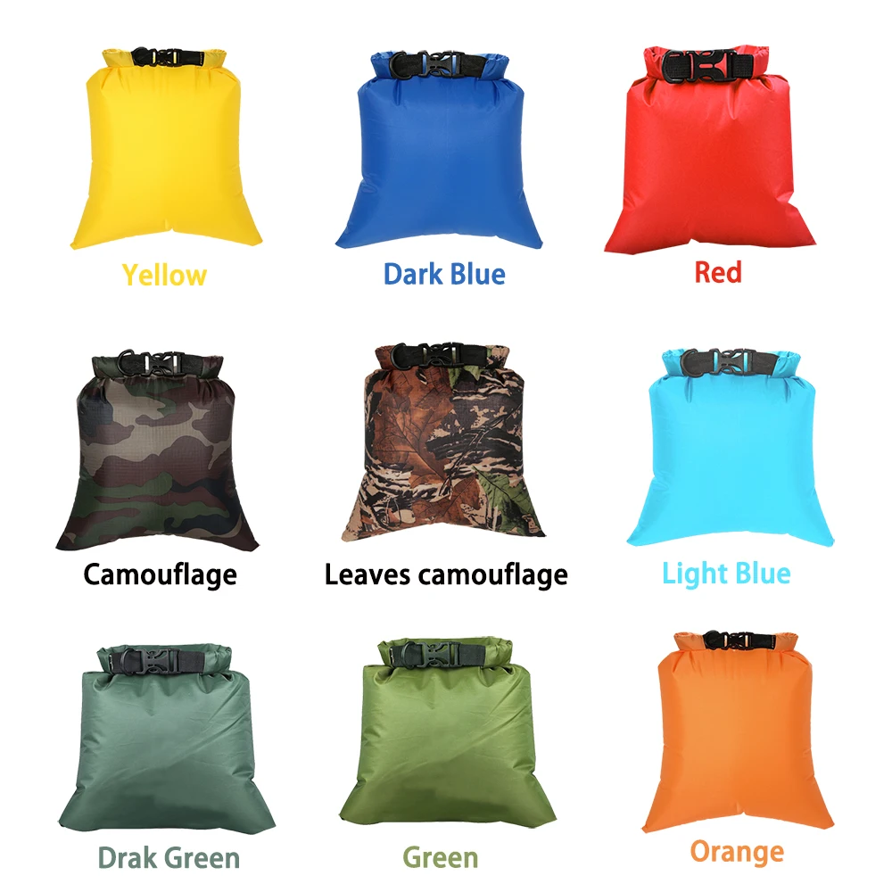 6 PCS Outdoor Waterproof Bag Dry Sack for Drifting Boating Floating Kayaking Beach