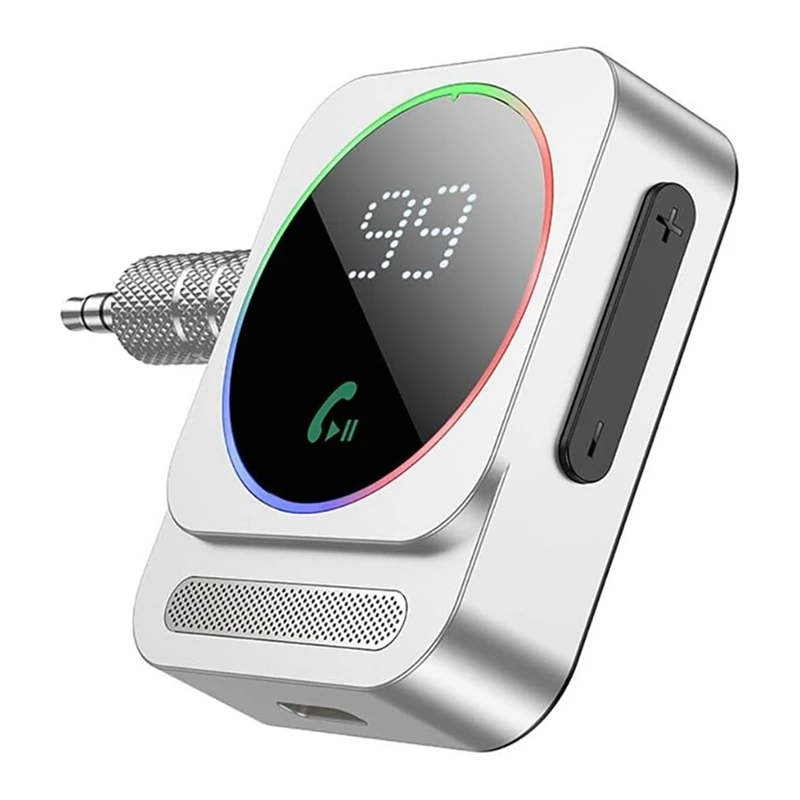 Bluetooth Aux Adapter For Car,Portable Bluetooth Car Adapter, Wireless Audio Receiver For Car /Home Stereo Speaker