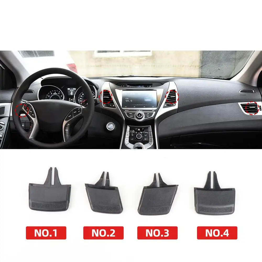 Car A/C Air Vent Grille Tab Clip Automobile Air Conditioner Outlet Repair Kit For Hyundai Elantra