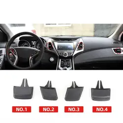 Kit de reparação de clipes CA ventilação para Hyundai Elantra, ar condicionado ventilação saída Tab pás 2012-2016, 1 conjunto, 4pcs