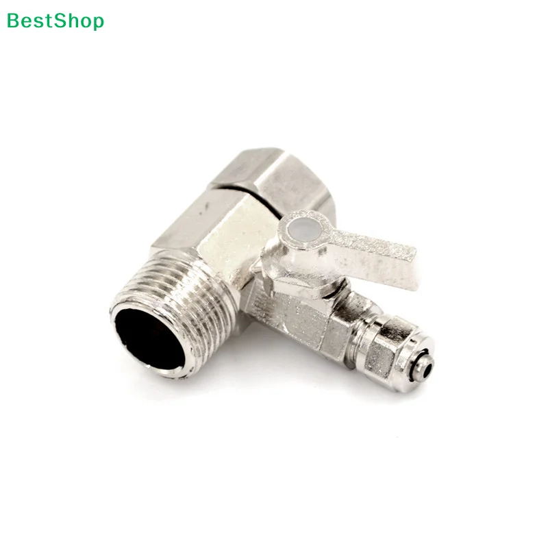 

★★Feed Water Filter Purifier Adapter 1/2'' to 1/4'' Ball Valve Faucet Tap Safe Water purifier valve Brass pure copper