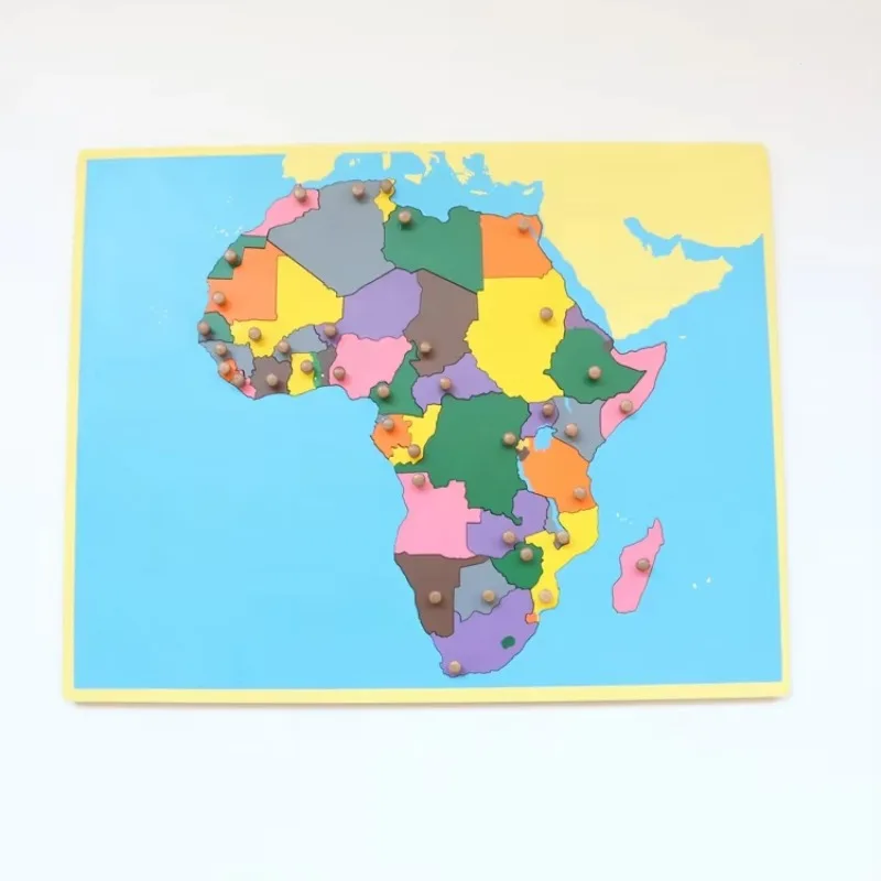 Wholesale Montessori Geography Counting Educational Toys Teaching