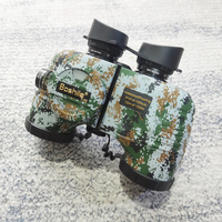 Profissional Telescope Navy Boshile 7x50 Built-in Compass Binoculars IPX7 Waterproof Floating HD Bak4 Powerful Nitrogen Hunting