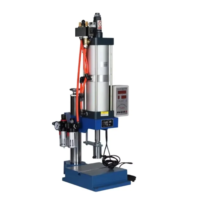 Small Bench Pneumatic Press Cylinder Pneumatic Riveting Hot Press Double Column Punching Machine
