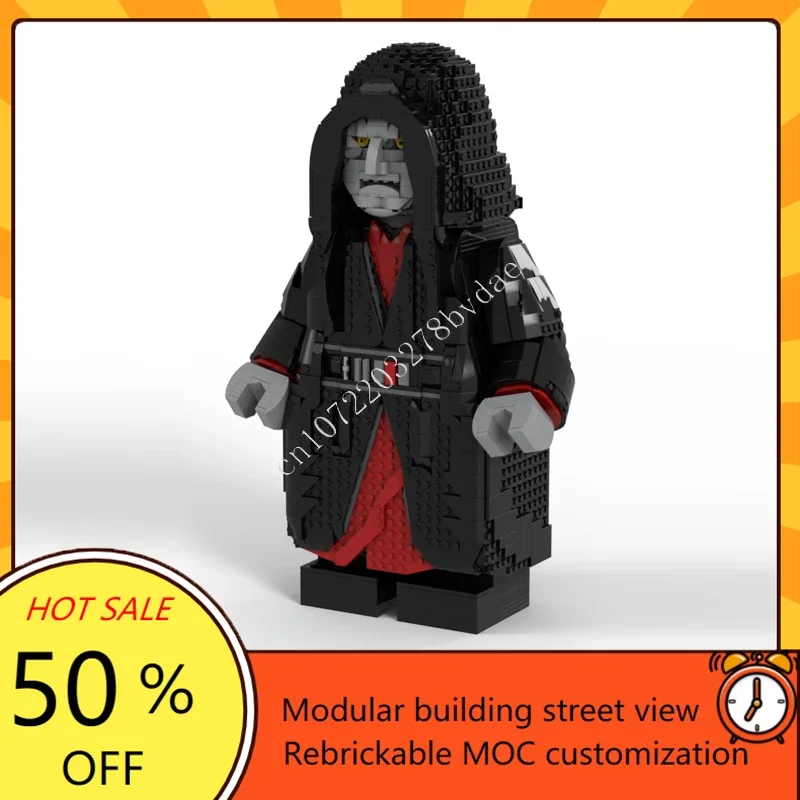 Emperor Palpatine Megafigure Bust Space War Military MOC SpaceShip Battle Model Custom Puzzle Architecture DIY Model Toy Gifts