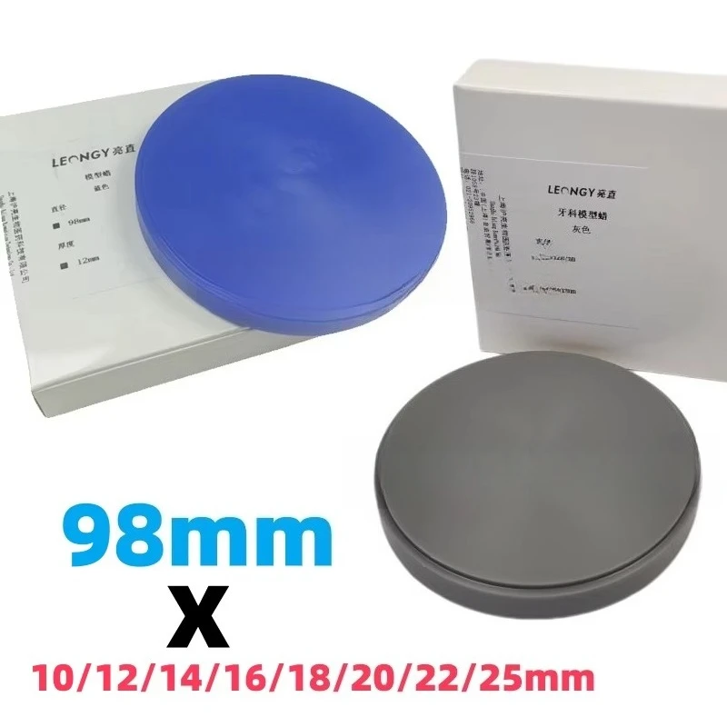 Discos de Cera Dental 3 Piezas Modelado Tallado Fresado CAD CAM Bloques Protesis Laboratorio Odontologia