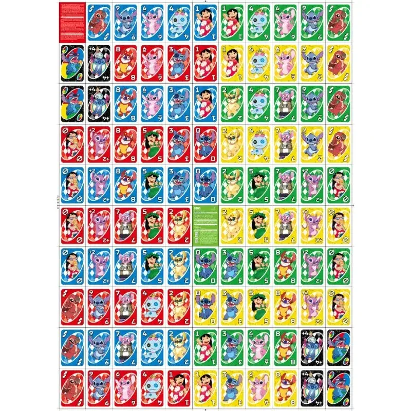 Stitch Sanrio Kitty Game Board Games Cards Multiplayer Casual Fun Party Games Never Leave a Trace Hot Selling Now!