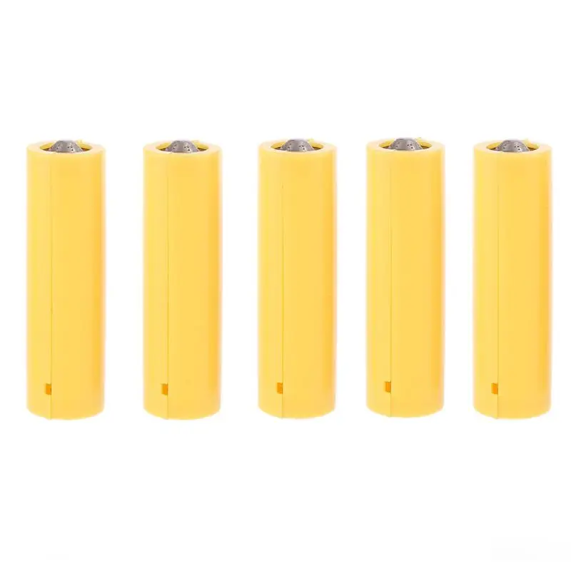 Universal AAA AA Size Dummy Fake Battery for Case for Shell Placeholder Cylinder Conductor Use with Rechargeable Batteri