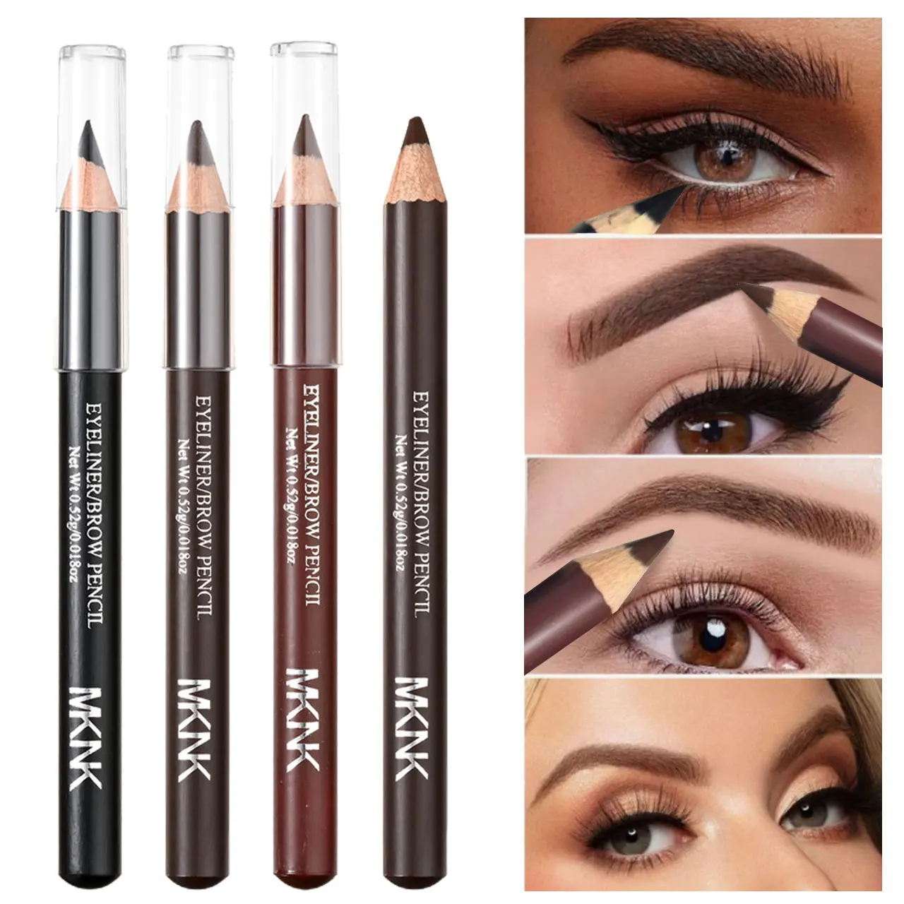 1pc 눈썹 문신 색조 반영구적 눈썹 색조 오래 지속되는 방수 천연 갈색 액체 눈 강화제 Bru가 포함된 눈썹 문신