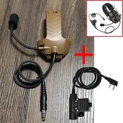 External Mic Kit for Walkerrazor Tactical Headset Electronic Shooting Earmuffs Anti-noise Airsoft Shooting Hunting Headphone