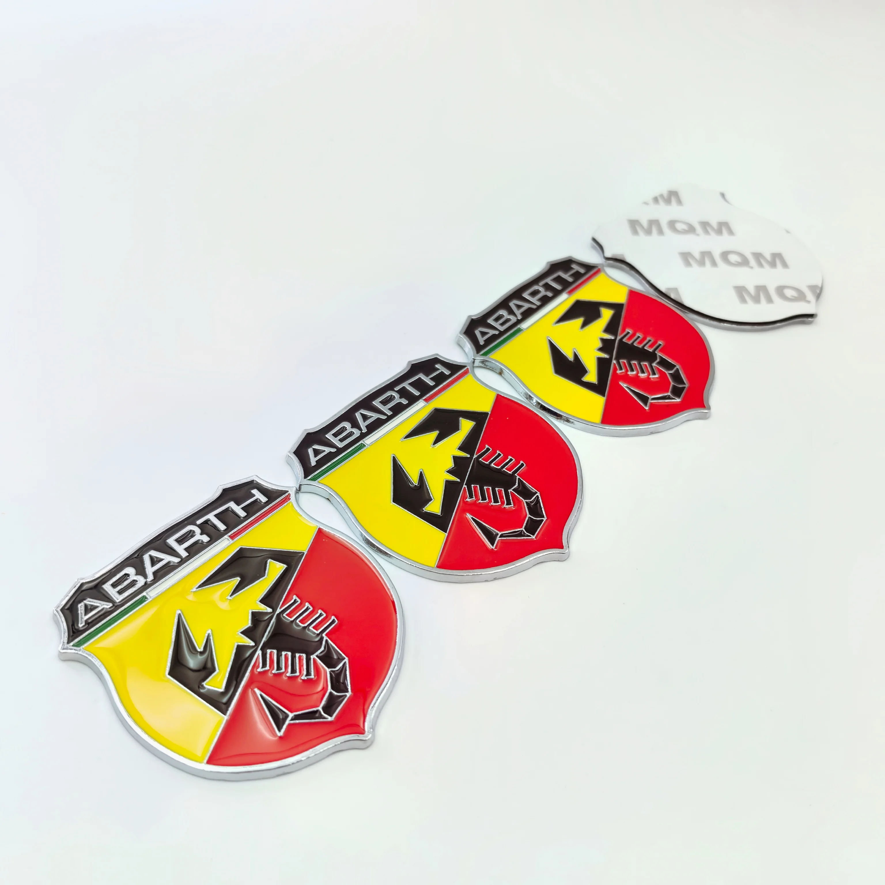 FIAT-pegatina con emblema de Metal para coche, calcomanía decorativa para maletero de coche, accesorios para Abarth 500 Pulse Panda Tipo Strada 600 500L Mobi Doblo