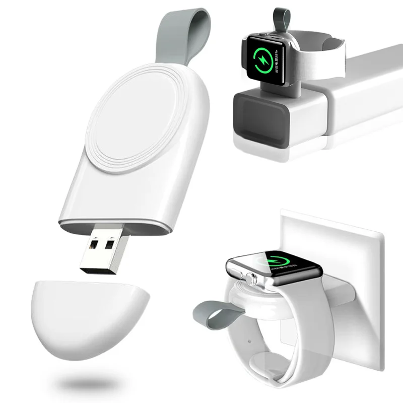 

Магнитное Беспроводное зарядное устройство для IWatch 6, 5, 4, для Apple Watch серии 6, 5, 4, 3, 2, 1, мини-зарядное устройство для умных часов