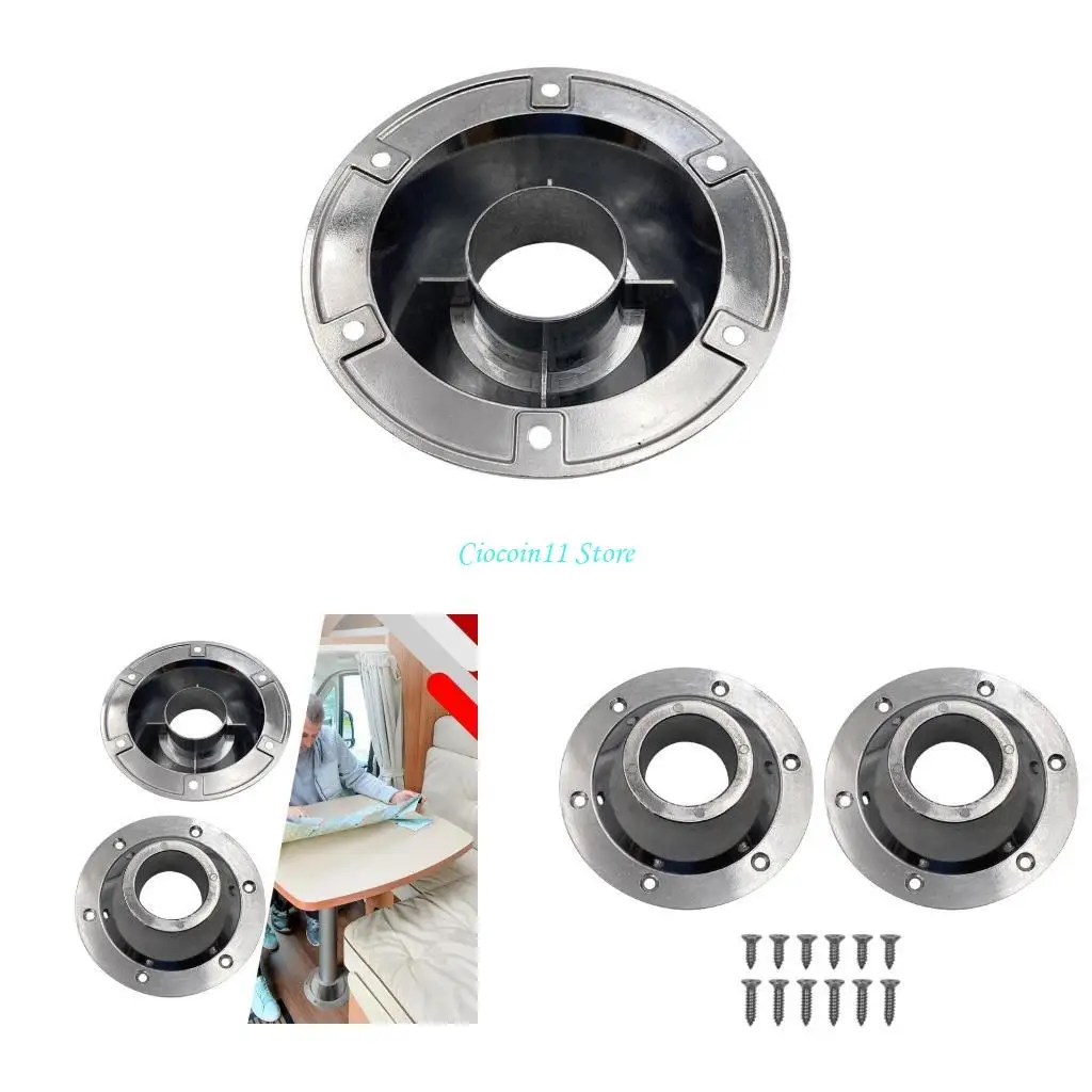 

Y1UB RVS Поверхностное крепление металлической пьедестал Столовая нога основание диаметром 6-1/2 дюйма для полюсов 2-1/4