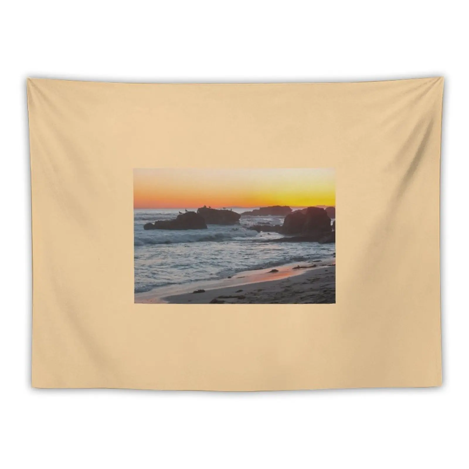 

Laguna Beach Sunset Tapestry Outdoor Decor Tapete For The Wall Home Decorating