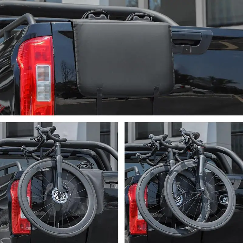 Tailgate Pad สําหรับรอบกันน้ํา Tailgate ป้องกันรถบรรทุกแผ่นป้องกันรอบ Rack COVER Mountain CYCLE Carrier สําหรับ