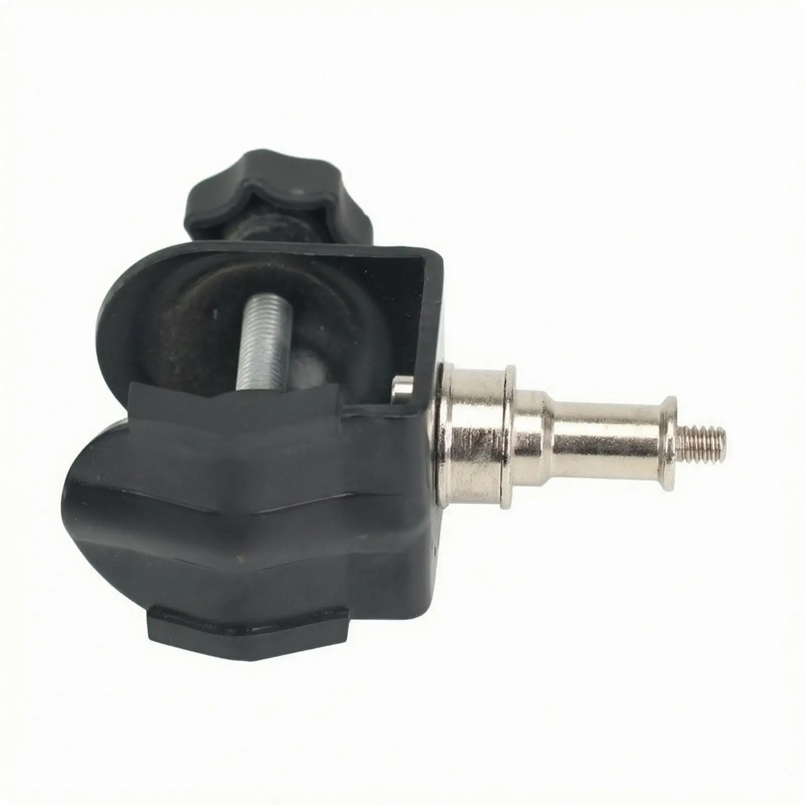 Photography Clamp with 1 4 Inch Screw Post for Flash Light Modifier Tabletop Rig Metal Rubber Grip