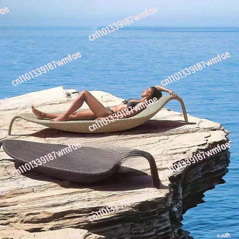 

Beach Chairs Outdoor Lounge Chairs Leaf Resort Balcony Outdoor Villa Swimming Pool