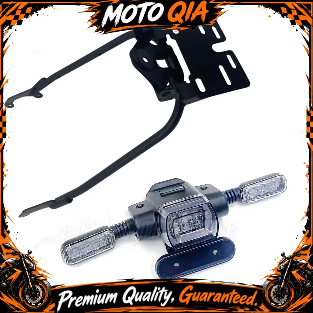 Super Soco TC Motorcycle Rear Fender Removal Kit with Integrated Turn Signal and License Plate Holder. Motorcycle Accessories