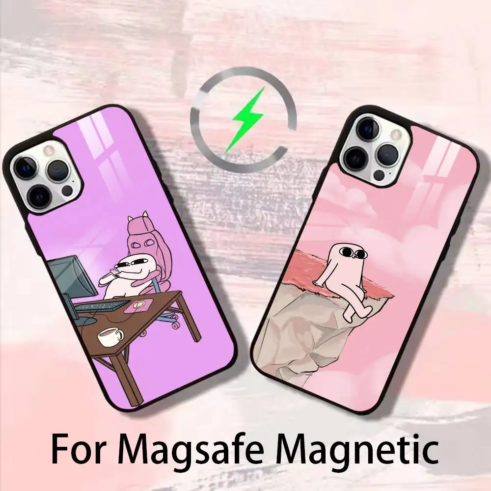 

Cartoon Ketnipz Cute Phone Case For iPhone 17,16,15,14,13,12,Plus,Pro,Max for Magsafe Magnetic Wireless Charging