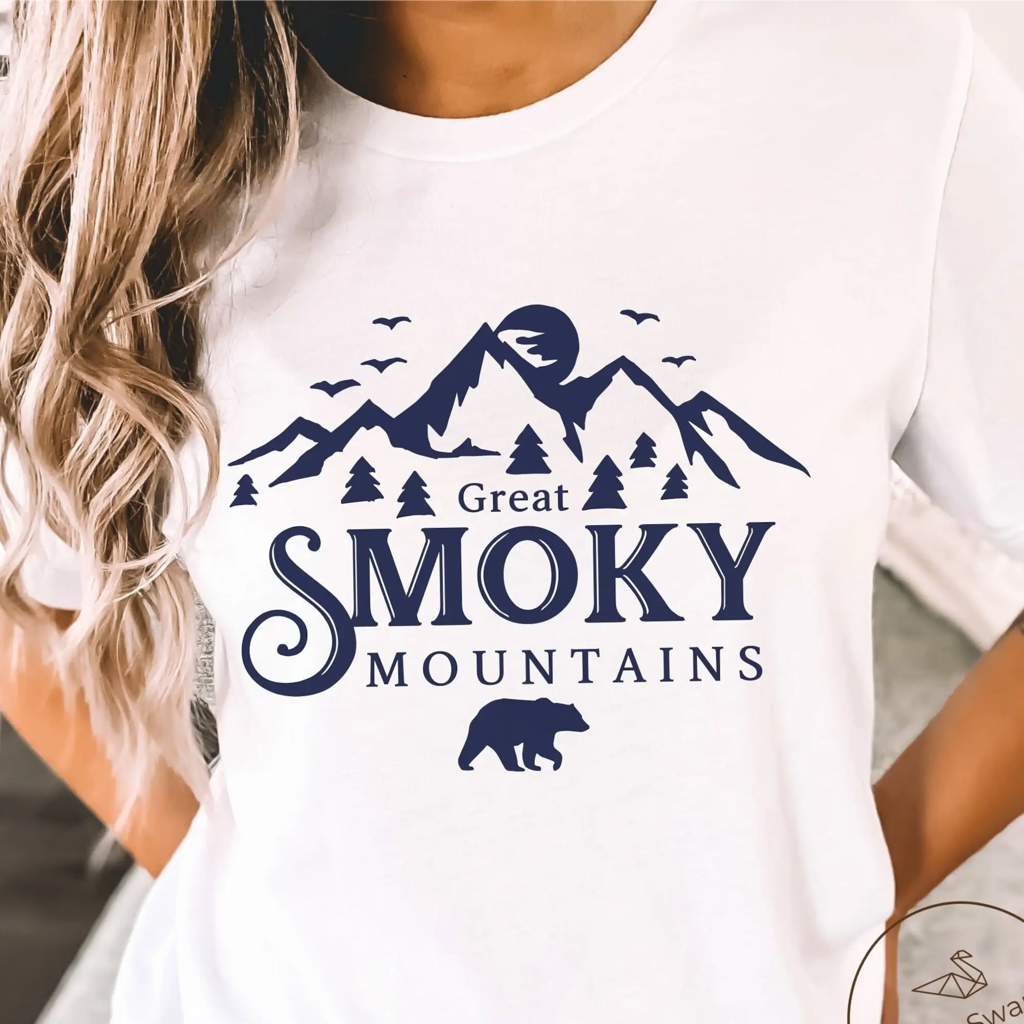 Great Smoky Mountains Shirt, Smokies Bear T-shirt - Unisex