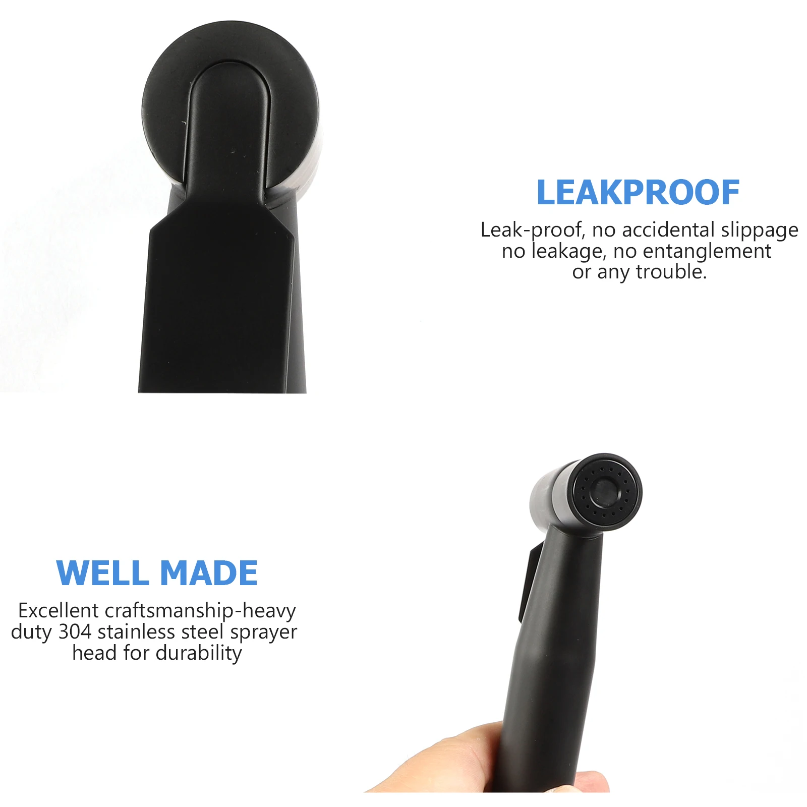 

Stainless Steel H held Bidet Sprayer Cover Sprayer Spray Buttock Washer Manual Control Water Dirty Diapers