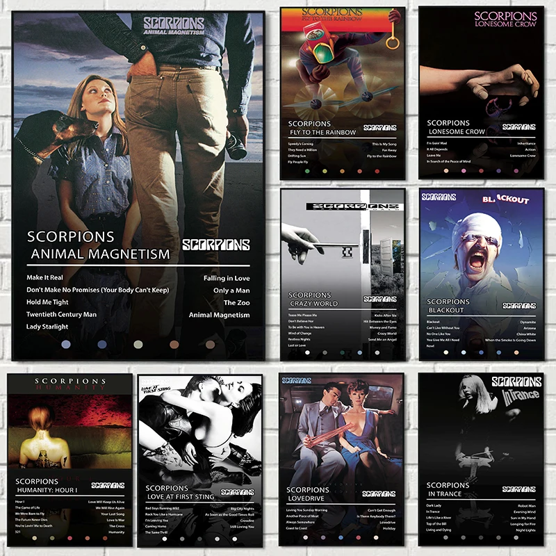 Musical Instrument Poster - Cubierta de álbum de banda de