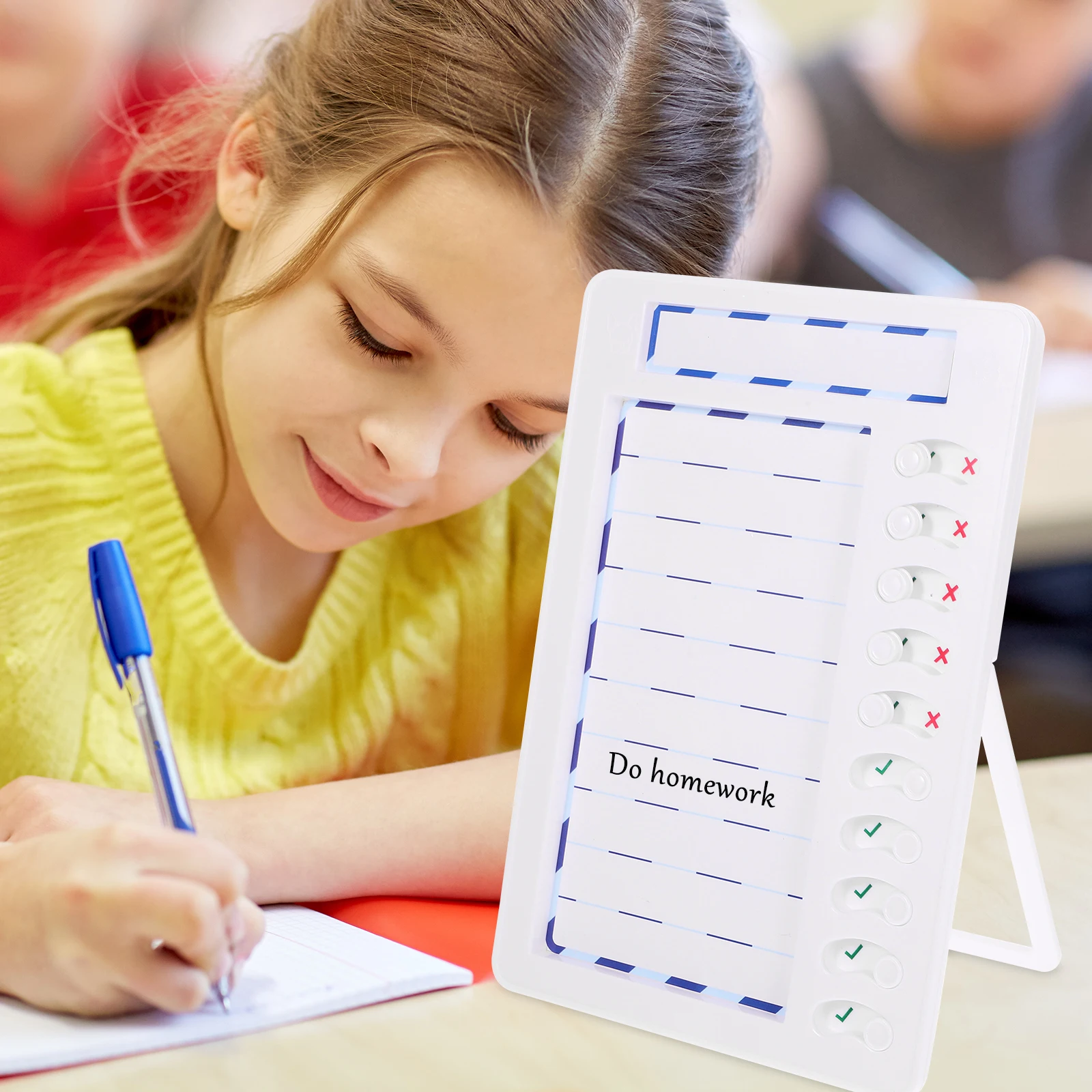 Multifunctional Chore Chart Diy Reminder Board Home Schedule Planner Students Memo Sheet Teens Adults Decorative Household