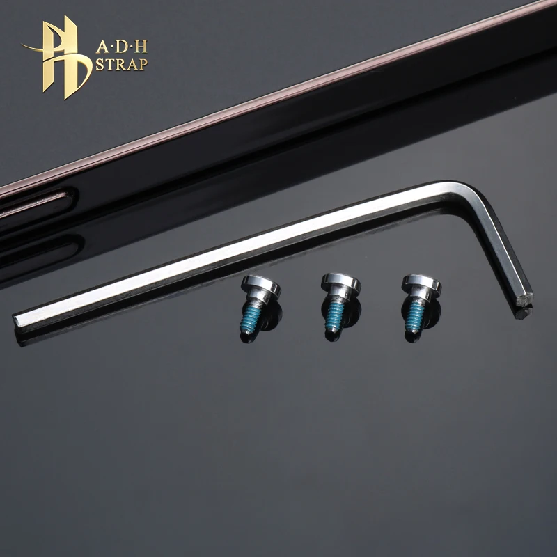 ADH لساعة كاسيو جي شوك الجيل الرابع من القلوب الفولاذية GST-B400 ملحقات المسمار الأمامي b400 غطاء برغي معدني